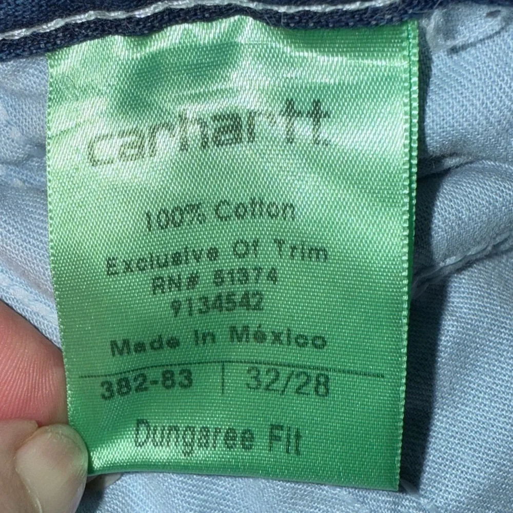 Carhartt Dungaree Fit Jeans style 382-83 men’s 32 x 28 workwear